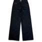 Double Knee Selvedge Denim [COAL BLACK]