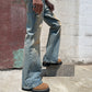 "X-Cut" Mudwash Denim