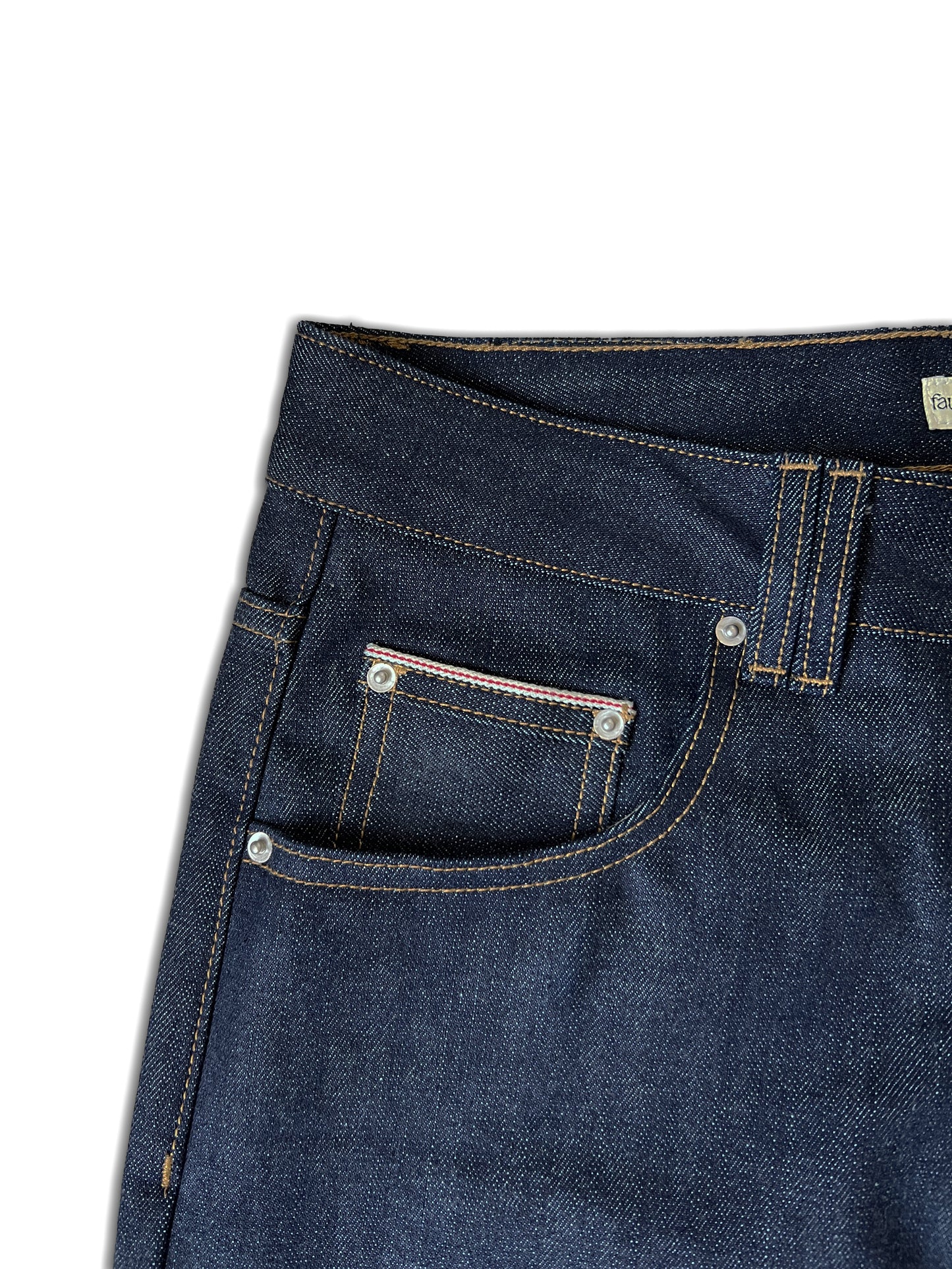 Double Knee Selvedge Denim [INDIGO]