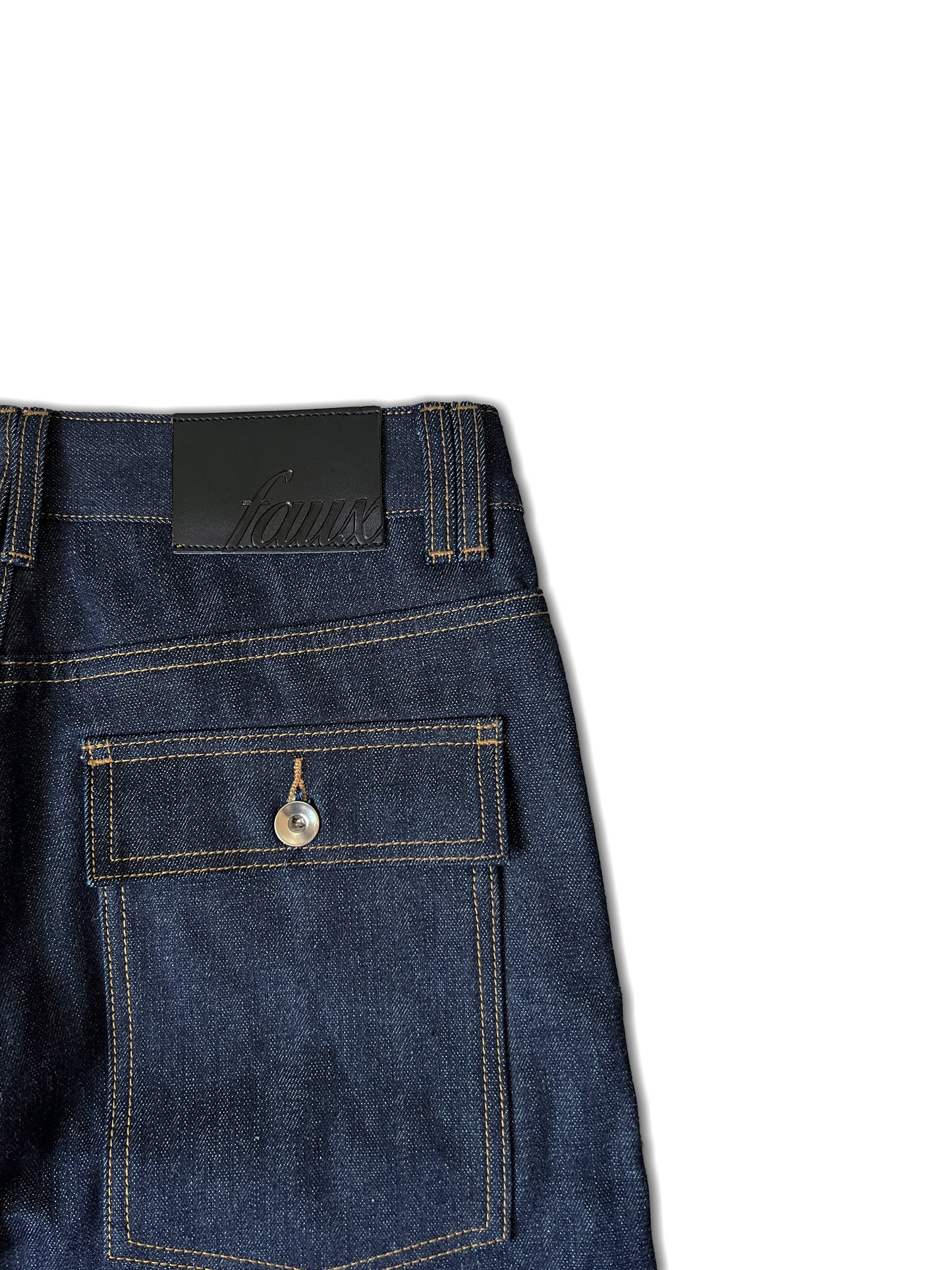Double Knee Selvedge Denim [INDIGO]