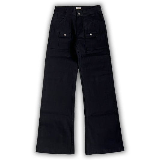 "Y-Cut" Bush Denim V2 [JET BLACK]