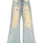 "X-Cut" Mudwash Denim
