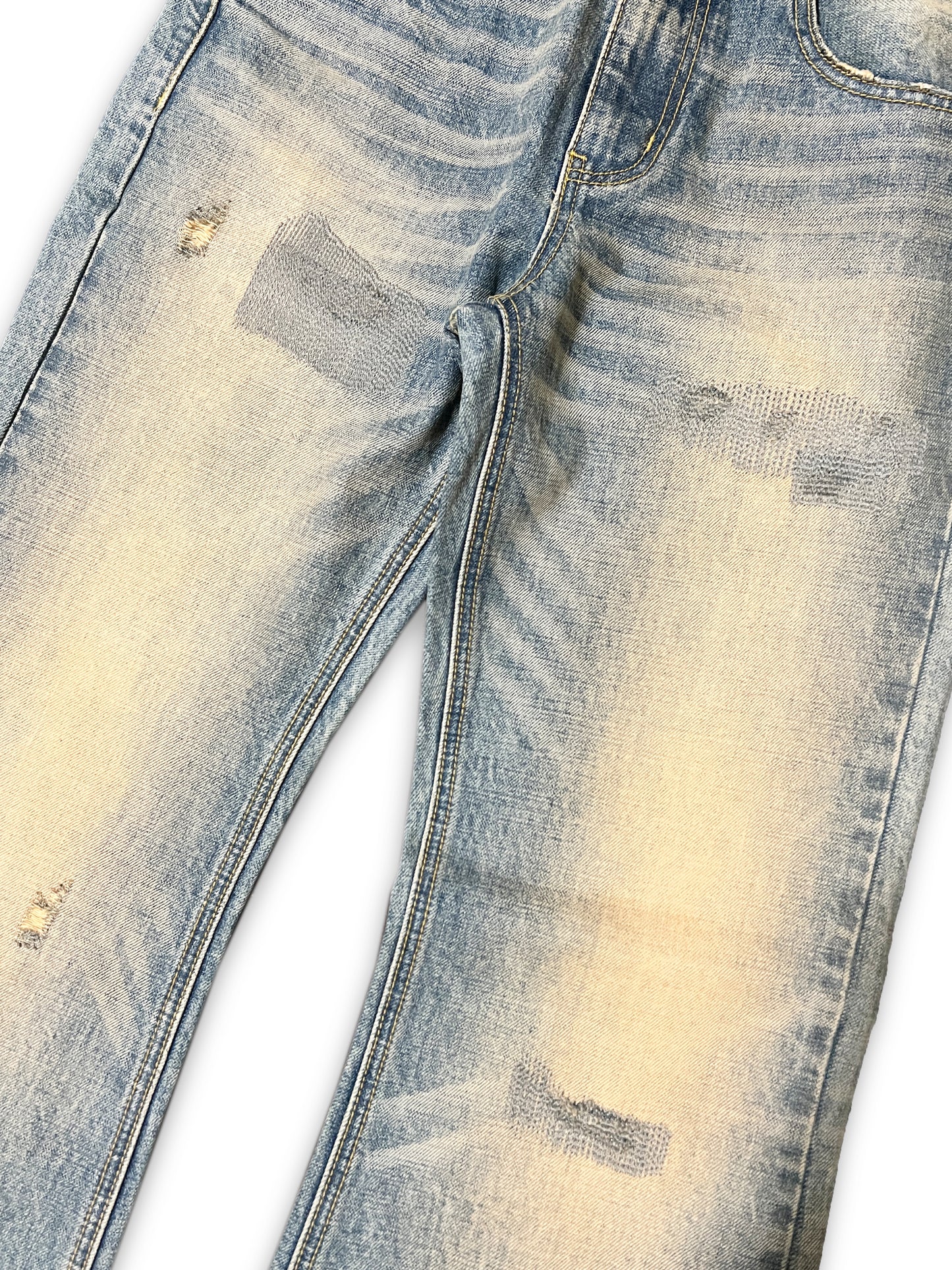 "X-Cut" Mudwash Denim