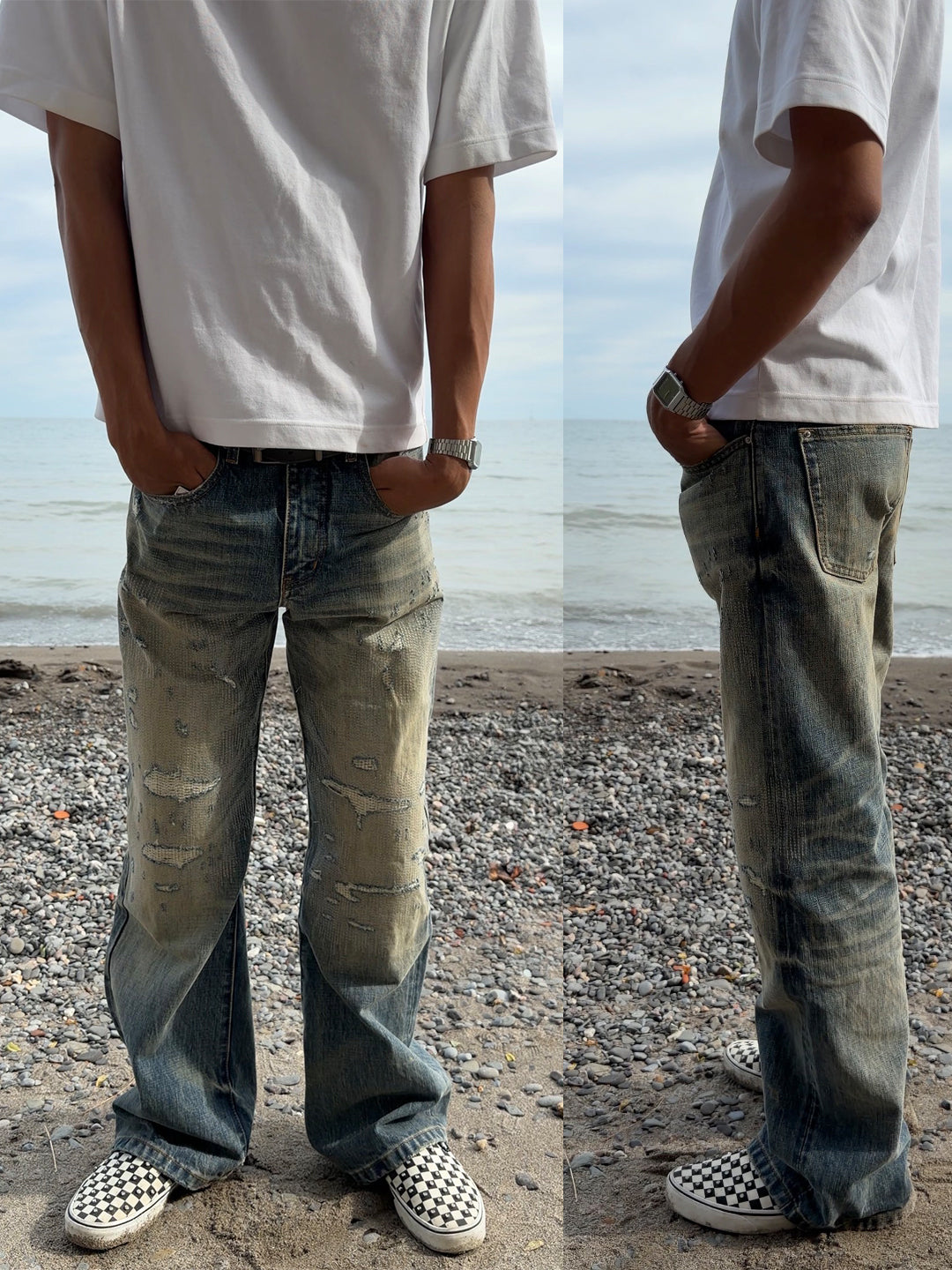 "Y-Cut" Dreamcatcher Denim [Repaired]