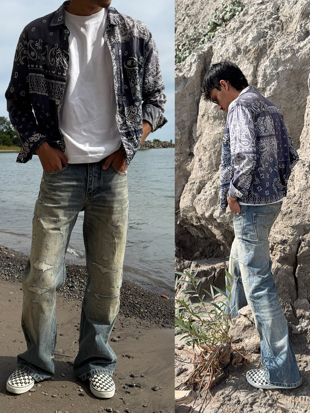 "Y-Cut" Dreamcatcher Denim [Repaired]